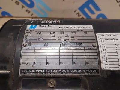 MAGNETEK 6H145THTR5376BAR152.T A.C. Motors | ESS Industrial Equipment Sales (6)