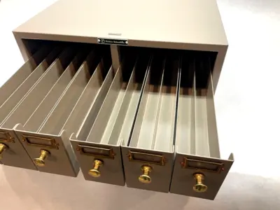 Used FISHER SCIENTIFIC 6-DRAWER MICROSCOPE SLIDE CABINET Microscope Accessories | Maverick Industrial Sales #1106676