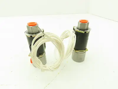 Honeywell Skinner B11HX2 Solenoid Valve 2-Way NO 24V 40 PSI 1/8" NPT Lot of 2