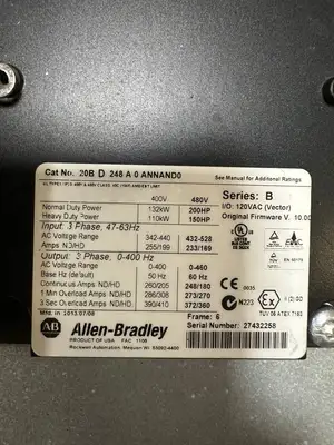 Allen Bradley 20B-D-248-A-0-ANNAND0 /B 20BD248A0ANNAND0 (8.5.4)