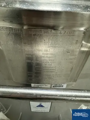 USED Precision 600 Liter Precision Stainless Reactor, 316L S/S, 45/100#