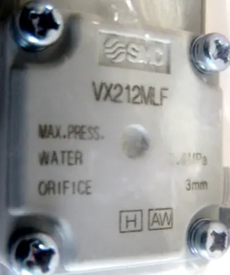 NEW SMC VX212MLF 2 PORT MAGNETIC VALVE