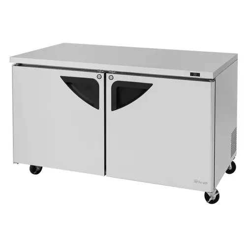 Turbo Air TUR-60SD-N 60 1/4" W Undercounter Refrigerator w/ (2) Section & (2) Doors, 115v