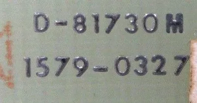 REFURBISHED TOCCO 1579-0327 CIRCUIT BOARD 15790327 D-81730M