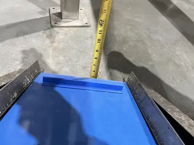 Incline Cleated Take-Away Conveyor