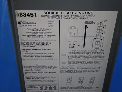 USED SQUARE D SC1624M100S