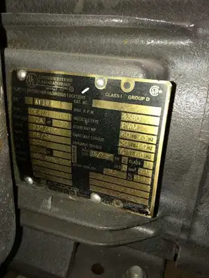 Baldor AF107085 30HP Hazardous Locations Motor 4380RPM 230/460V 3PH