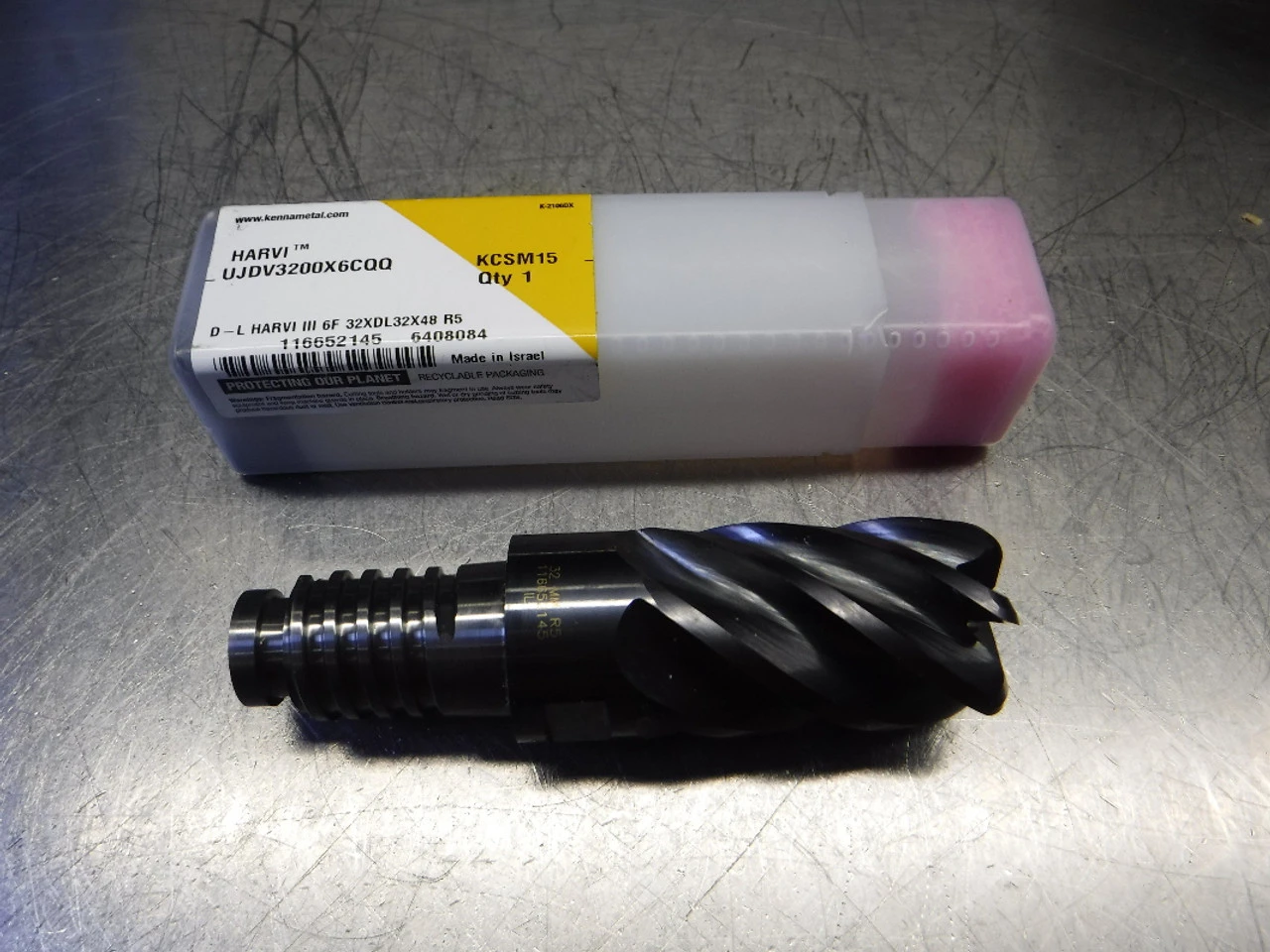 Kennametal Harvi III DL32 32mm 6 Flute Carbide Endmill UJDV3200X6CQQ (LOC598A)