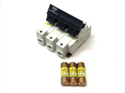 Used Siemens Fuse Holder Class J 30A 600V w/ 3x Bussman LPJ-4SP Fuses Fuse Accessories Michigan US | Maverick Industrial Sales #1389522