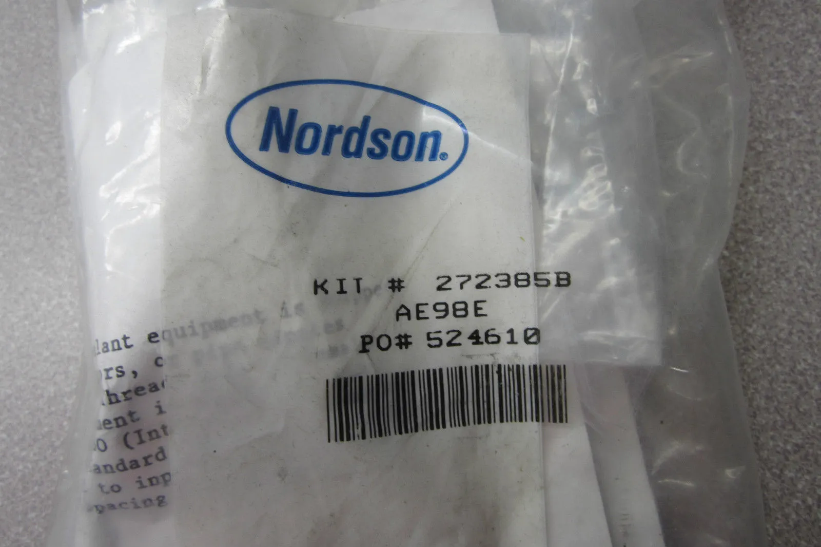 7 NEW NORDSON 272385B VALVE REPAIR KIT