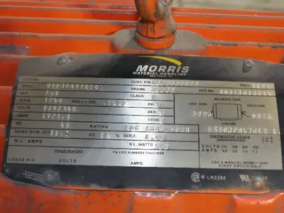 Cleveland Tramrail P&H 5 Ton Single Girder Underhung Bridge Crane 45' 10" Span