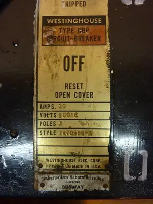 Used WESTINGHOUSE 1470598-A Electrical Panels Michigan US | Ideal Machinery #1308910