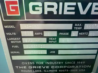 USED GRIEVE HA650
