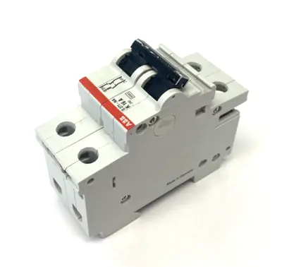 Used ABB Miniature Circuit Breaker 2-Pole DIN Rail Mount Circuit Breakers Michigan US | Maverick Industrial Sales #1389428