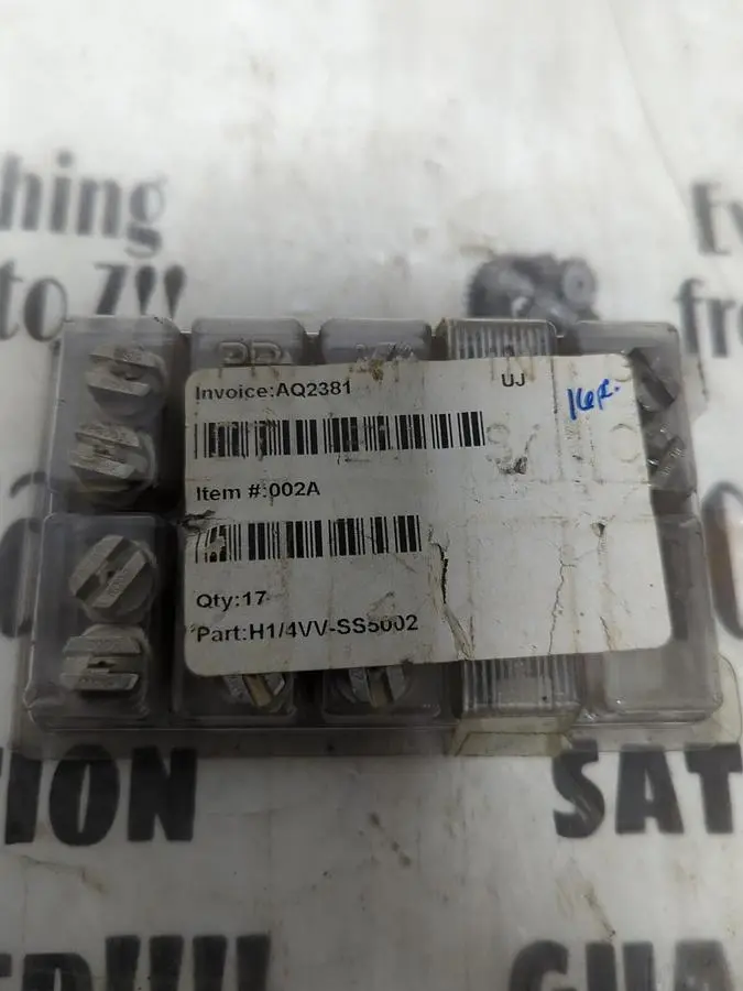 New | in-Stock SPRAYING SYSTEMS H1 Nozzles Ohio US | Surplus Asset Holdings #1236300