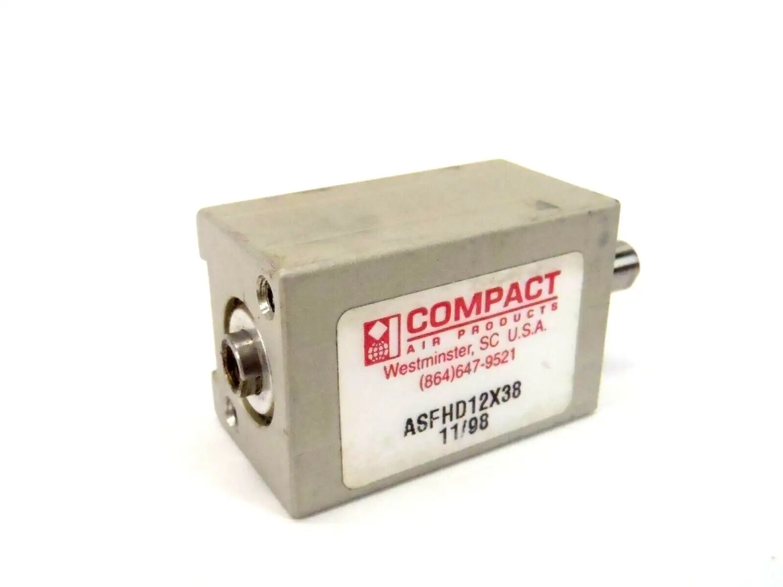 ASFHD12X38 | Compact Air Products  1/2" Bore 3/8" Inch Stroke - Used