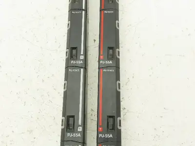 Keyence PJ-55A PJ-50A Light Curtain Sensor Transmitter And Receiver Set 12-24VDC