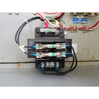 Used electrical panel with cuttler-hammer main breaker and bypass contactors