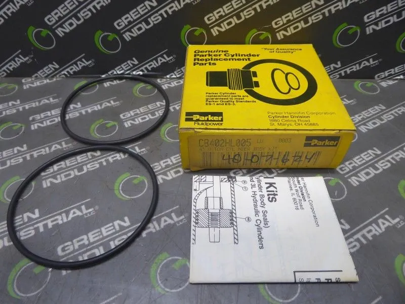Parker CB402HL005 4" Viton Cylinder Body Kit New NIB