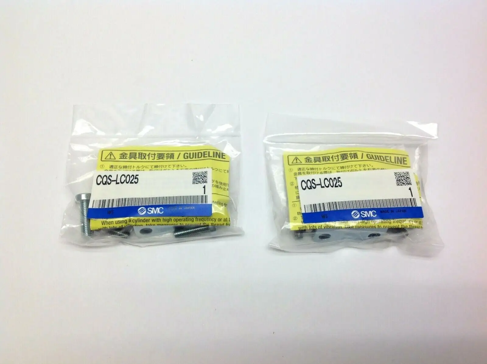 NEW SMC FOOT MOUNT FOR 25MM BORE CYLINDER LOT OF 2