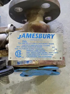 USED JAMESBURY 1057-2D11B3AD20