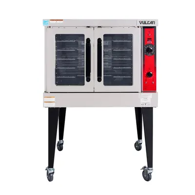 Vulcan VC4ED Single Full Size Electric Convection Oven - 12.5 Kw, 208v/3ph