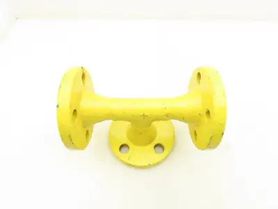 Boltex 3-Way Tee Fitting Valve 1" Flanged 4-Bolt Class 300