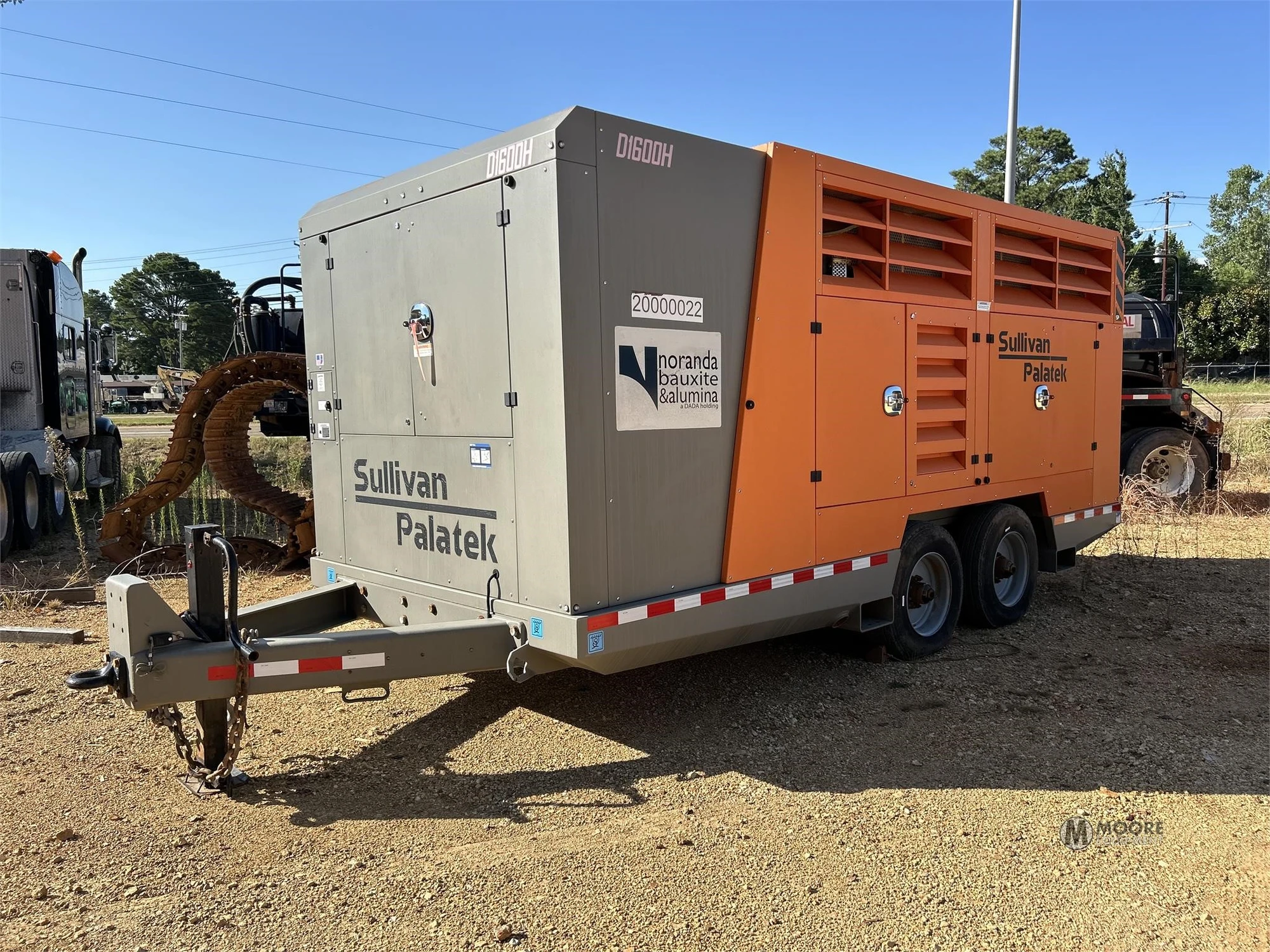 Used 2019 SULLIVAN PALATEK D1600PHCU4 Air Compressors, Portable Tennessee US | Moore Equipment #1517332