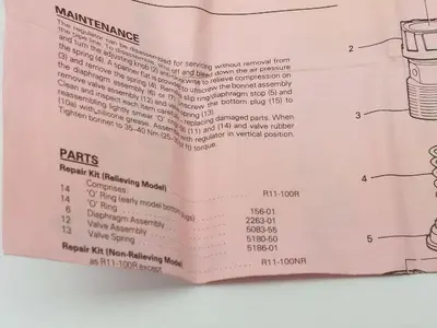 Norgren R11-100R Repair Kit