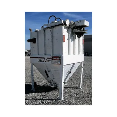 1,072 CFM Used UltraVac Industrial Vacuum Dust collector 153 sq ft