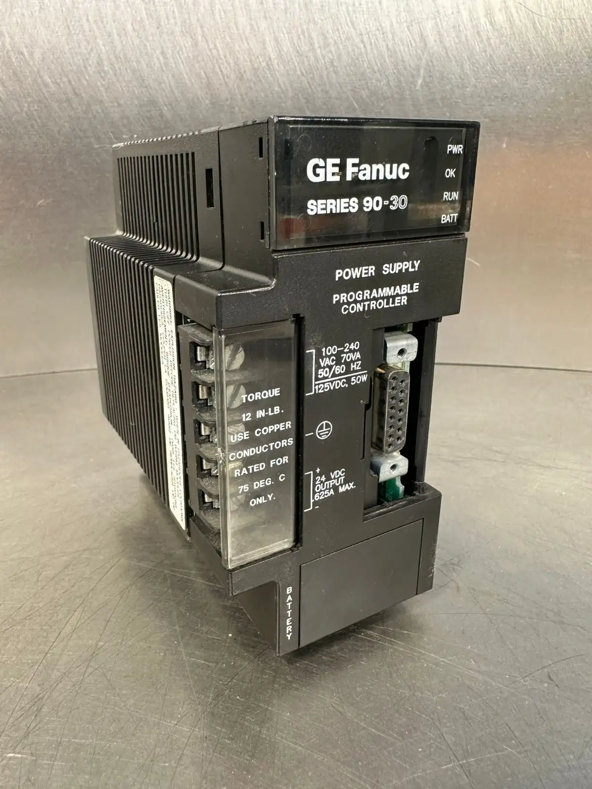 Ge Fanuc IC693PWR321P Power Supply Module 90-30 Series 120/240VAC (5.3.3)
