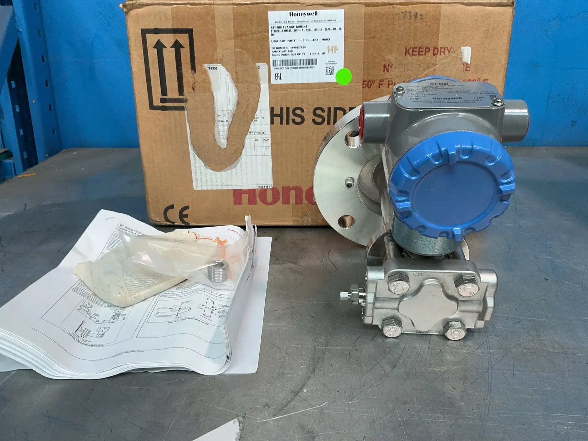 Used HONEYWELL STF828E1HS4AH1FAAD011SA00A6000000 Pressure Transmitters Ohio US | HGR 24 #1414155