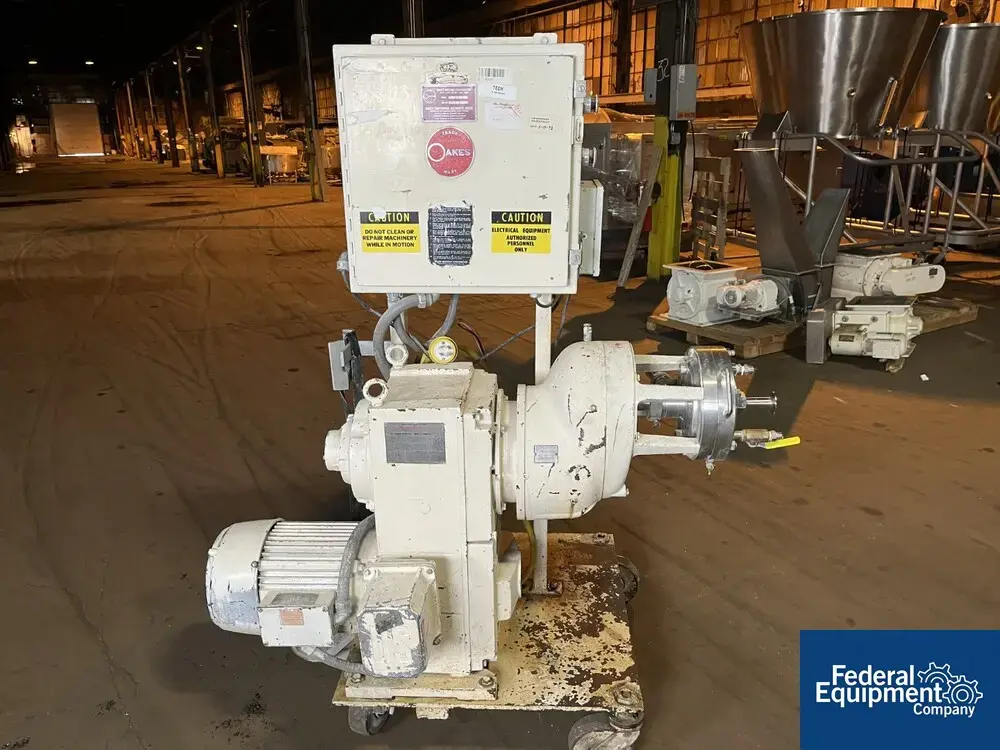 USED Oakes Machine Corp 5 HP Oakes Continuous Mixer, Model 8MB5