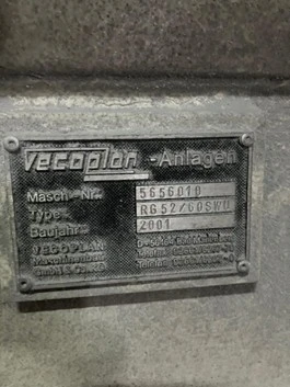 USED 2001 VECOPLAN RG52,   60HP