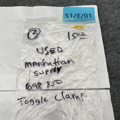 Used Manhattan Supply 698850 Clamps California US | Davliegogo LLC #1706083