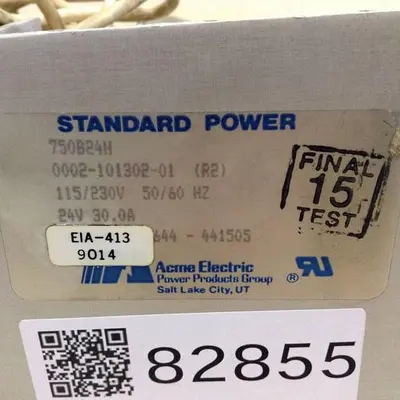 USED ACME ELECTRIC 750B24H
