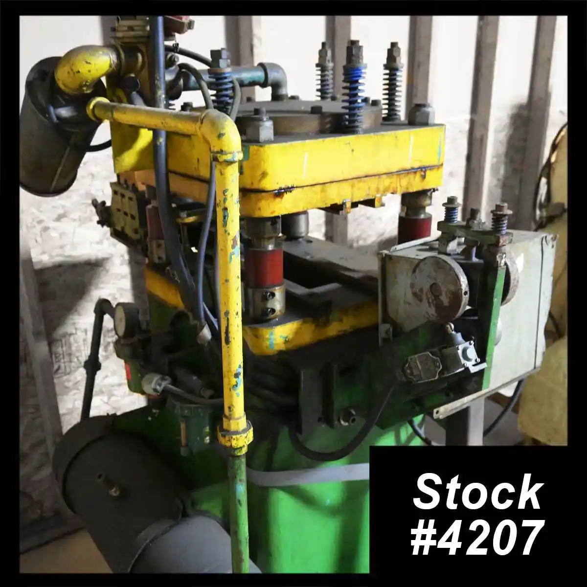 20 Ton x 2″ MV MACHINE WORKS 4-Post Pneumatic Cut-Off Press