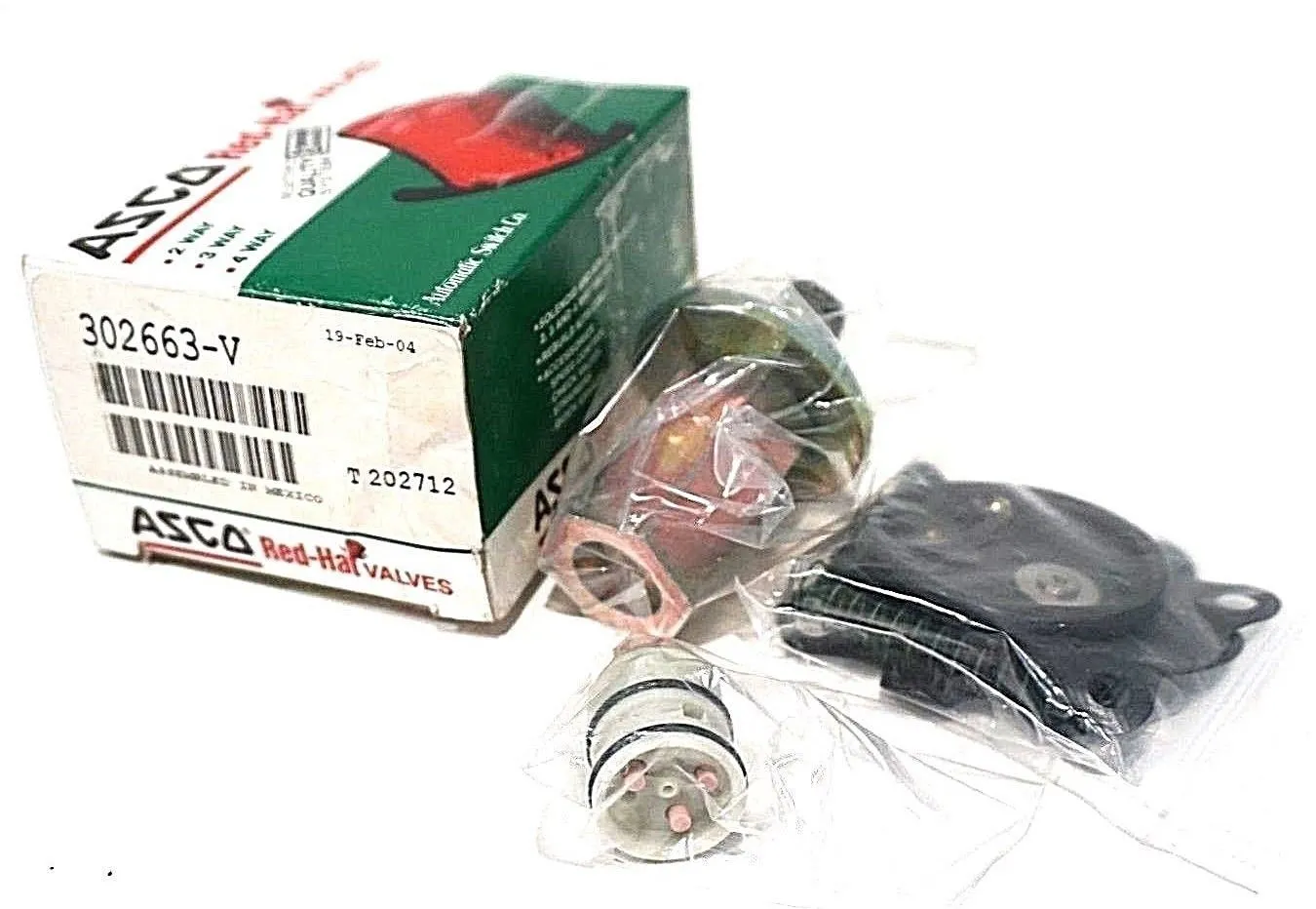NEW ASCO 302663-V REBUILD KIT 302663V