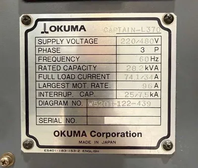 USED 2006 OKUMA CAPTAIN L-370