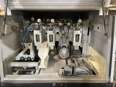 Weinig Optisaw System with Luxscan Combiscan and 3 Opticut 450 Quantum
