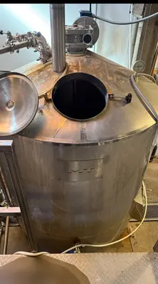 20 BBL 5-Vessel Brewhouse – Complete System w/ Dual CLTs, RO Machine, HX, Pumps & Piping