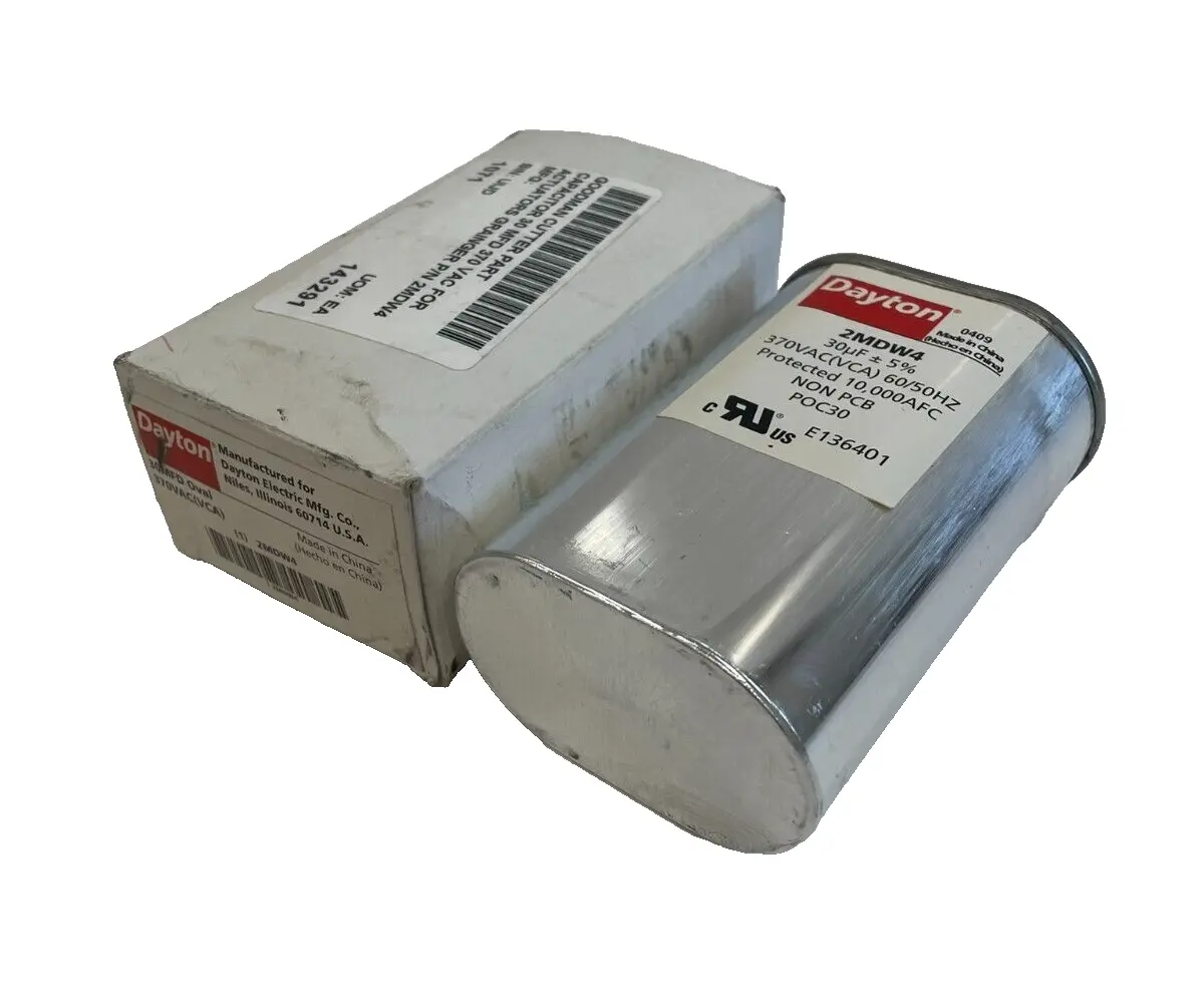 NEW DAYTON 2MDW4 CAPACITOR 370 VAC 60/50HZ