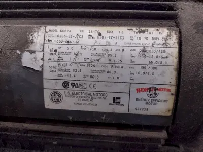 16" x 16" HYD-MECH MODEL #M-16A AUTOMATIC HORIZONTAL BANDSAW WITH POWER MITRE SWIVEL: STOCK #23419
