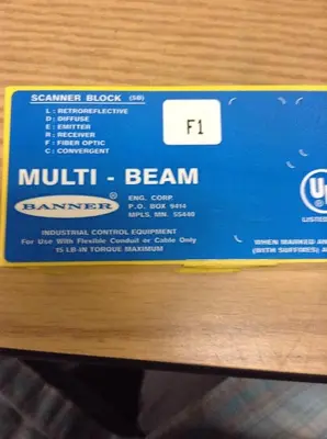 Used BANNER 17627 SBF1 Misc Electrical & Power Parts Ohio US | Surplus Asset Holdings #1245310