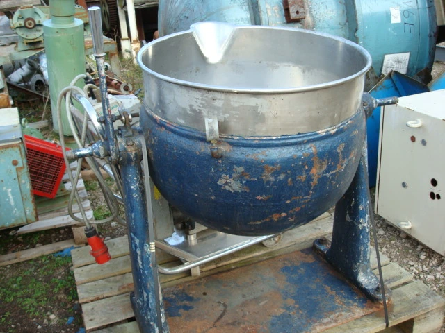 220L S/S Jacketed Skerman Tilting Pan