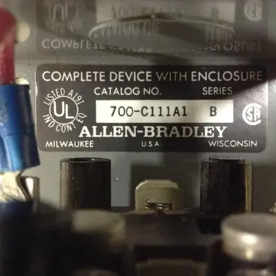 USED ALLEN BRADLEY 700-C111A1 SER B