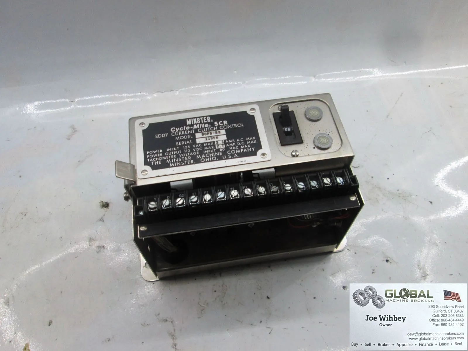 Minster SCRB-52 Cycle-Mite SCR Eddy Current Clutch Control