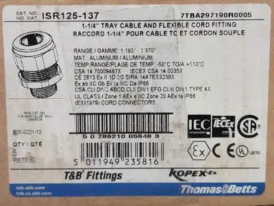 NEW THOMAS & BETTS ISR125-137