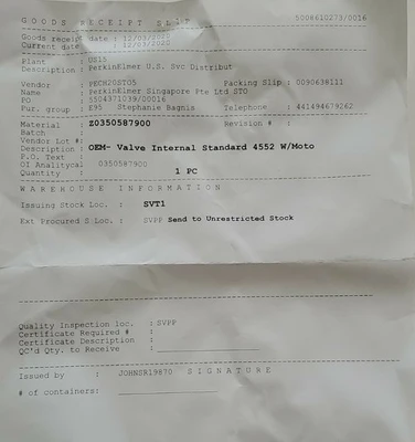 NEW Agilent Z0350587900
