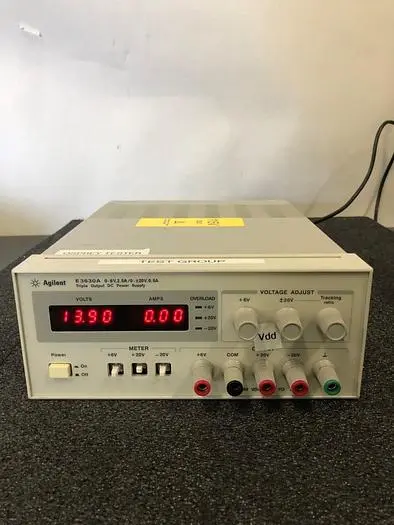 AGILENT E3630A  TRIPLE OUTPUT DC POWER SUPPLY